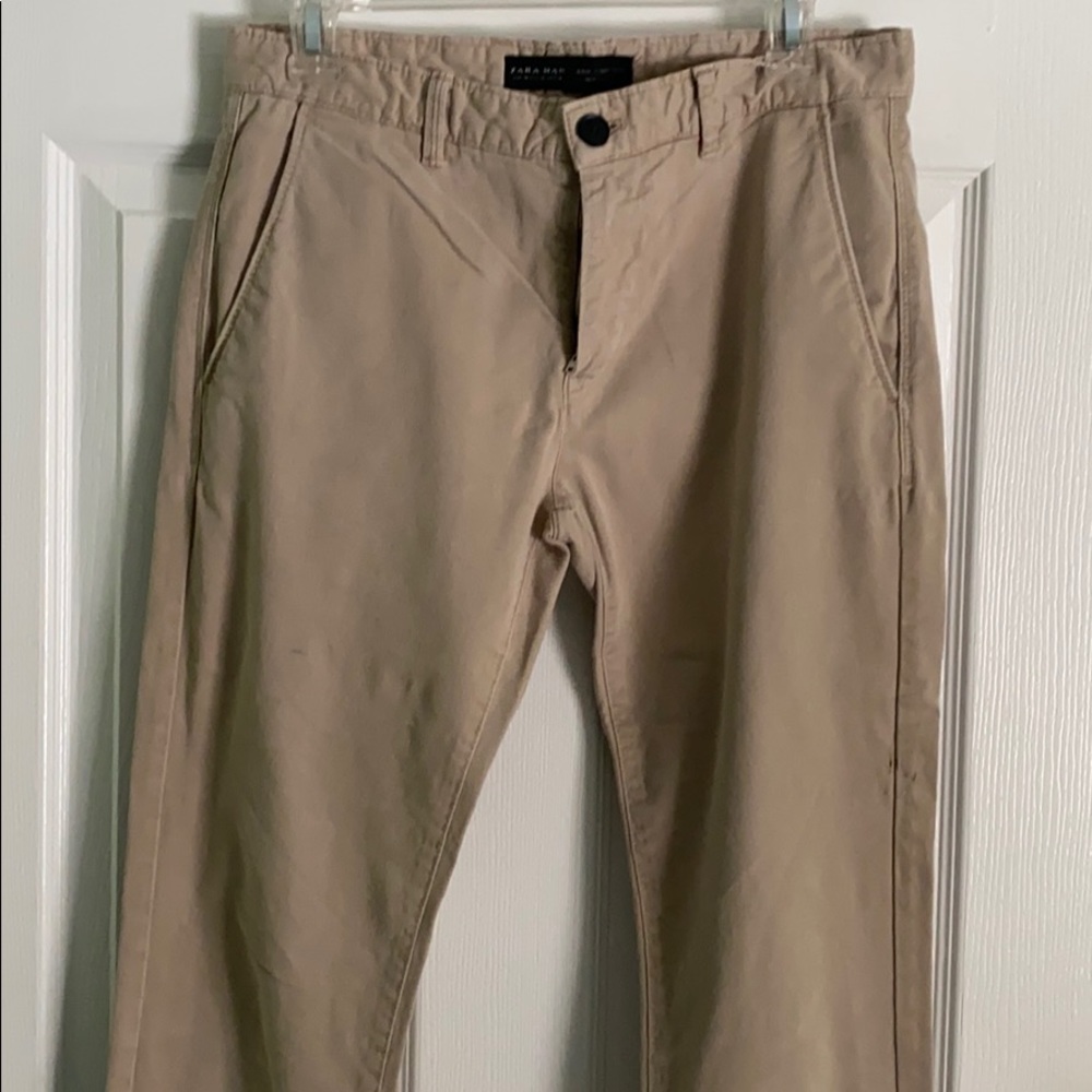 Zara men khakis